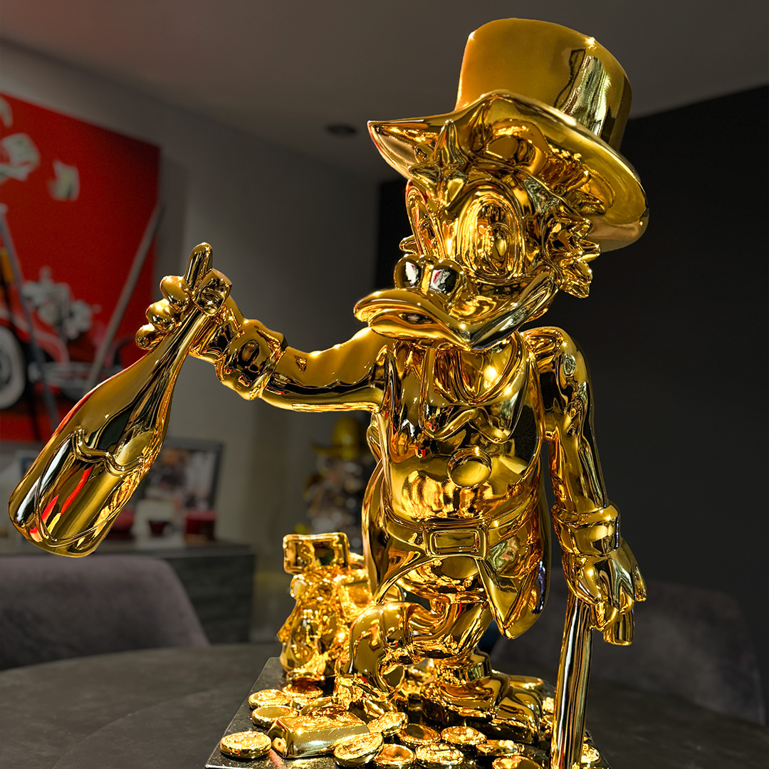 Scrooge McDuck Dubai Gold, obra de Bupster
