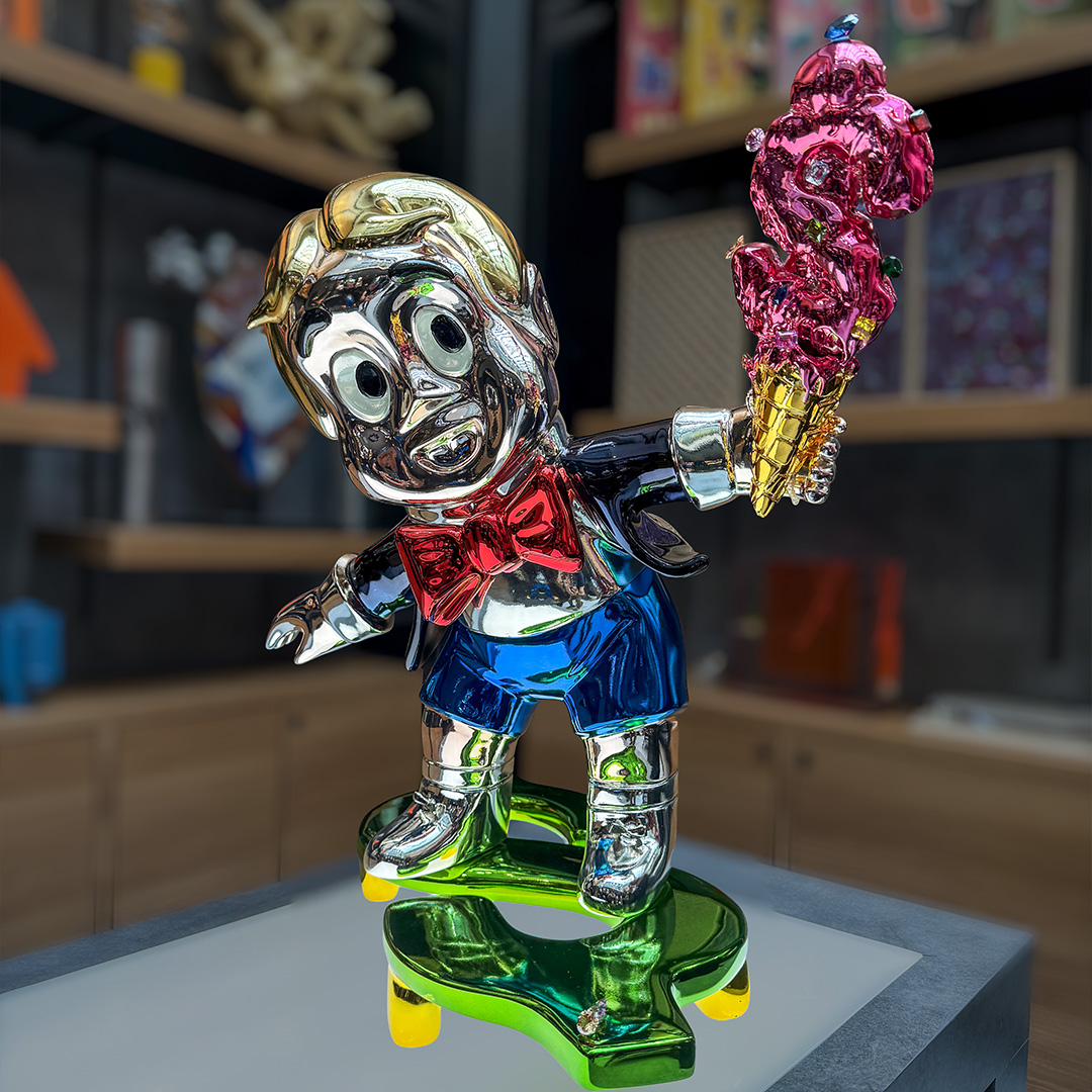 Skating Billionaire, obra de Bupster